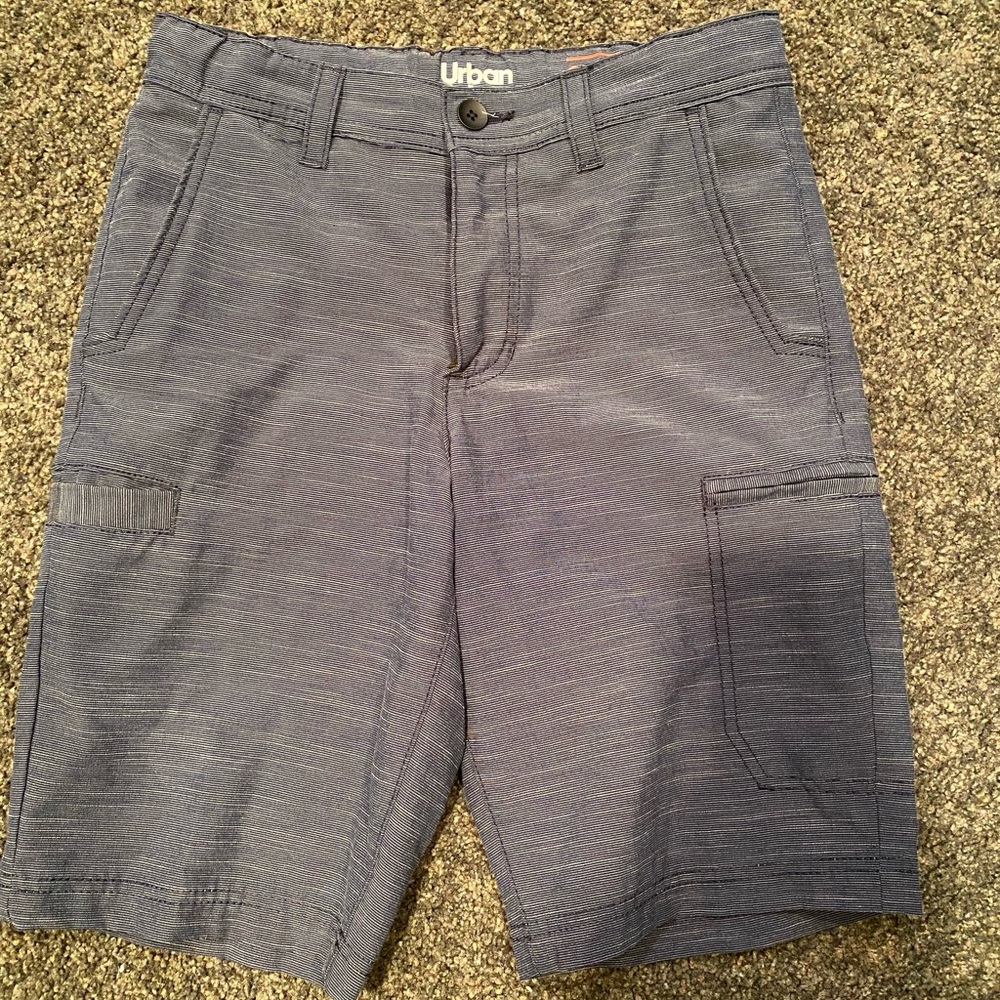 Boys cargo shorts with adjustable waist band